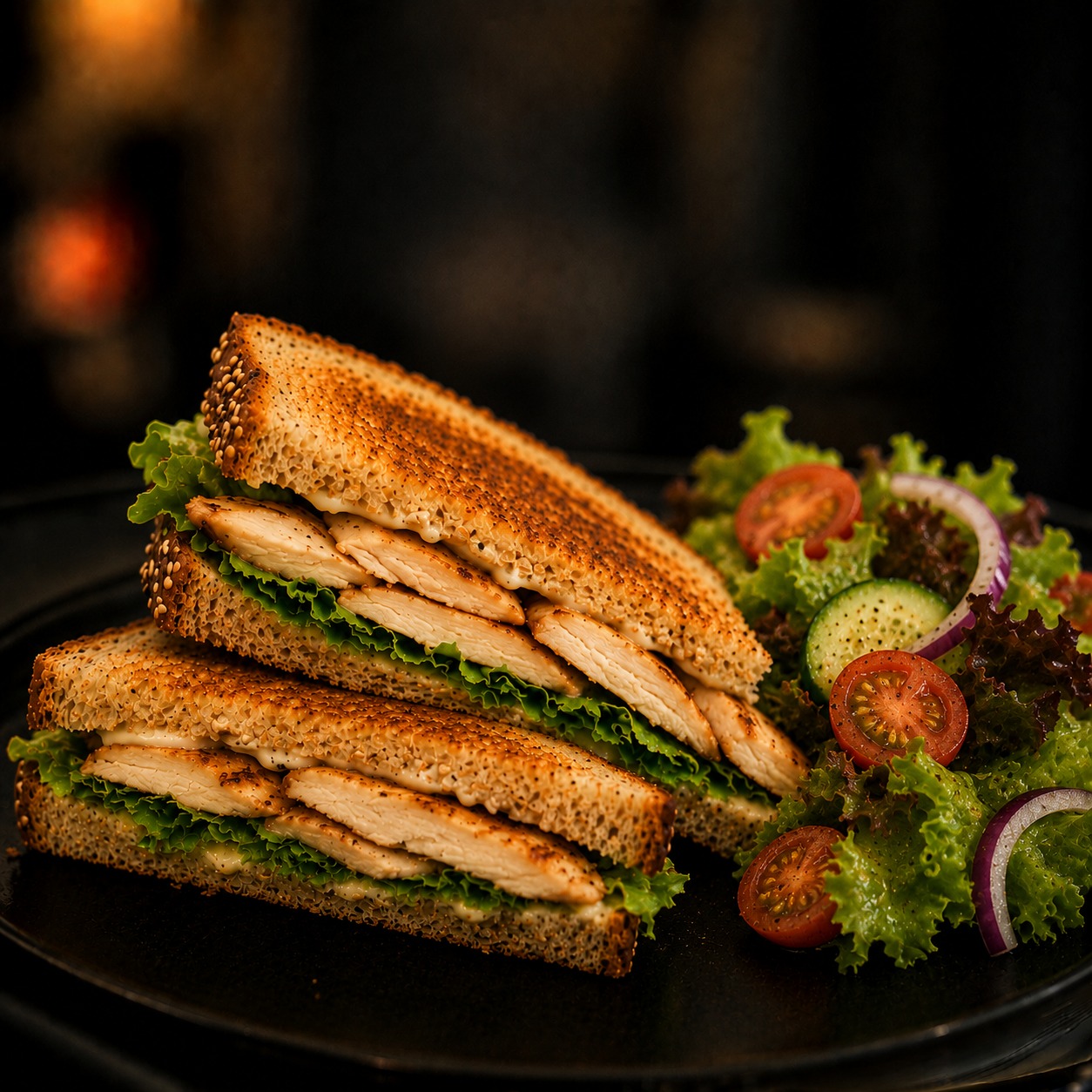 Sándwich de pollo